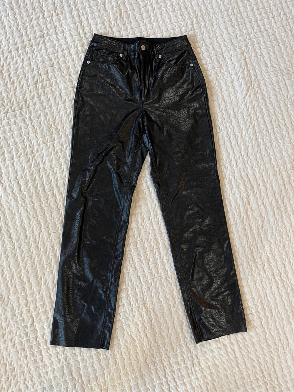 Women’s Express Black Faux Leather Pants